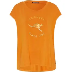 CHIEMSEE Damen Shirt T-Shirt, Persimmon Orange, L