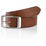 Tom Tailor Ledergürtel in unifarbenem Design Modell 'EVE', Cognac, 90
