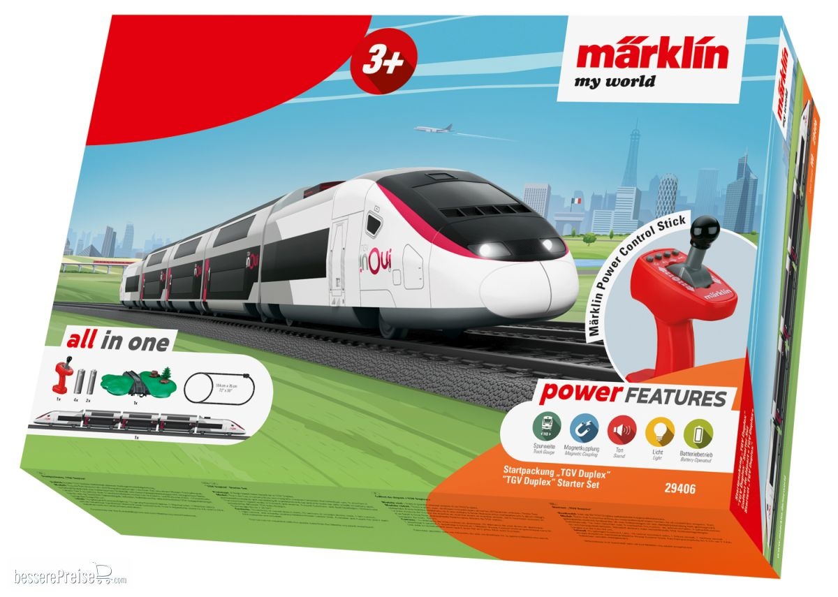 Märklin H0 (1:87) 029406 - Märklin my world - Startpackung "TGV Duplex"