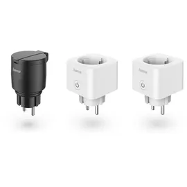 Hama Smart Steckdosen Set, 2x f. innen, 1x f. außen IP 44