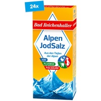 Bad Reichenhaller Jodsalz Fluorid + Folsäure 500 g, 24 er Pack