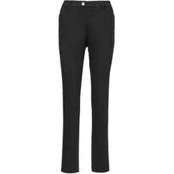 Schlupfhose GOLDNER "Leichte Baumwollschlupfhose MARTHA", Damen, Gr. 38, N-Gr, schwarz, Obermaterial: 98% Baumwolle CO. 2% Elasthan EL., Hosen Schlupfhose