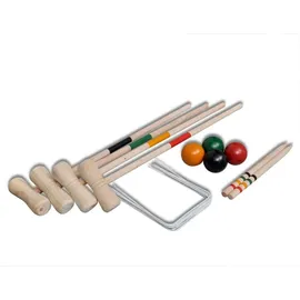 vidaXL Krocket-Set Holz 4 Spieler
