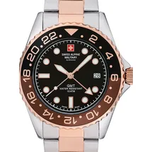 Swiss Alpine Military Quarzuhr 7052.1154SAM in bicolor | Gr.: onesize