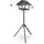 Relaxdays Vogelfutterhaus mit Standfuß, Wildvogel Futterhaus, HBT: 139 x 70 x 60 cm, wetterfestes Dach, Holz, grau/grün
