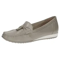 CAPRICE Damen Halbschuhe 9-24250-20 Grau 221 Pearl Deer Perl Leder ... 36