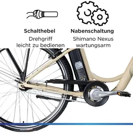 Zündapp Z517 2023 28 Zoll RH 48 cm Damen elfenbein - Beige