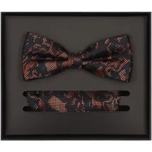 Venti Fliege und Einstecktuch in orange, | Gr.: onesize