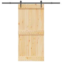 vidaXL Narvik rechts 95 x 210 cm Braun/Schwarz