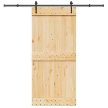 vidaXL Narvik rechts 95 x 210 cm Braun/Schwarz