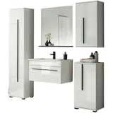 furn.design Design-D 6-tlg. Weiß Hochglanz