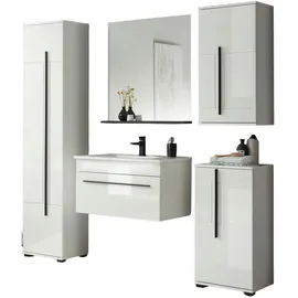 furn.design Design-D 6-tlg. Weiß Hochglanz
