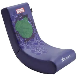 X Rocker MarvelTM Hulk Floor Rocker Gaming-Bodensessel für Kinder & Jugendliche - lila