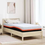 Matratzen Weiß, Grau 90 x 200 cm 100% Polyester Jacquardstoff - Weiß