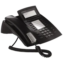 AGFEO ST 42 IP - IP-Telefon - Schwarz - Kabelgebundenes Mobilteil - Tisch/Wand - 1000 Eintragungen - 210 mm