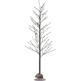 STAR TRADING Weihnachtsbeleuchtung, Tobby Tree IP44 braun Höhe 180cm