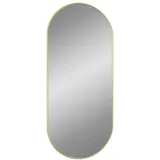 vidaXL Wandspiegel Golden 100x45 cm Oval