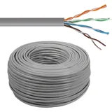 Maclean Brackets MCTV-579 * Netzwerkkabel RJ45, UTP 100m, grau