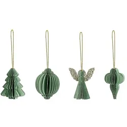 Waben Hänger "Weihnachten", mint