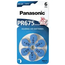 Panasonic PR675/6LB Hörgerätebatterie