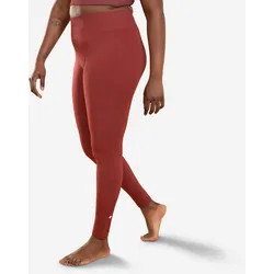 Leggings Yoga Damen nahtlos Damen - bordeaux, braun|rot, XL
