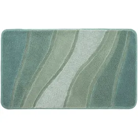 KLEINE WOLKE Badematte Ocean Grün 60 x 100 cm
