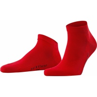Falke Herren Sneaker - Cool 24/7, Socken, Klimaaktivsohle, Unifarben Rot 41-42