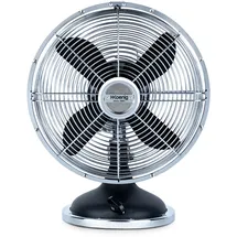 h.koenig JOE50 25 cm Tischventilator Schwarz