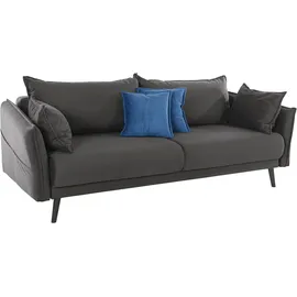 INOSIGN Schlafsofa »Asra« incl. Bettfunktion und Bettkasten, Seitentasche im Armteil, Federkern