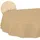 ANRO Tischdecke abwaschbar Oval 180 x 140 cm Beige