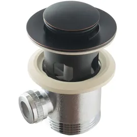 PaulGurkes Retro Wasserhahn schwarz Waschtischarmatur mit Excenter Nostalgie