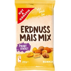 GUT&GÜNSTIG Erdnuss-Mais-Mix Nüsse 200,0 g