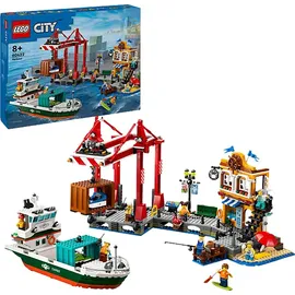 LEGO City Hafen mit Frachtschiff