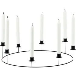 Ring Kerzenständer für 8 Kerzen