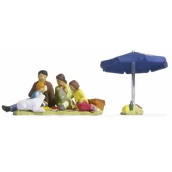Familie beim Picknick Modell von Noch 1:87