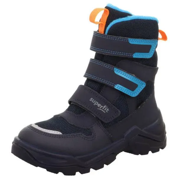 Superfit SNOW MAX Kinder Winterstiefel Snowboots schwarz/türkis 30