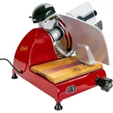 Berkel Aufschnittmaschine - Red Line 250 rot - Profi Allesschneider - aktuelles Modell + 100% handgefertigtes Schneidebrett