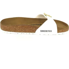 Birkenstock Madrid Birko-Flor Lack schmal patent white 41