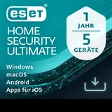 ESET Home Security Ultimate 2025 5 Geräte 1 Jahr ESD DE Win Android iOS
