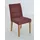 K+W Komfort & Wohnen 4-Fußstuhl K+W KOMFORT & WOHNEN "GOBY", rot (bordeaux, wildeiche natur), B:49cm T:66cm, Stühle, 4-Fuß-Holzstuhl in Wildeiche geölt, mit hochwertiger Polsterung