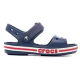 Crocs unisex-child Bayaband Sandal Flat Sandal, Navy/Pepper, 27/28 EU