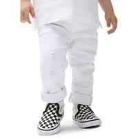 Vans Classic Slip-On Kinder Schwarz/Weiß 25