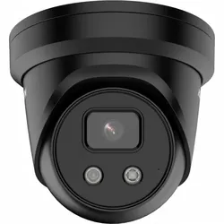 Hikvision DS-2CD2346G2-IU(2.8mm)(C)(BLACK) 4MP AcuSense Darkfighter IP Turret Kamera mit Mikrofon