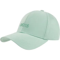 Baseball Cap BOSS "Ari", Damen, grün (light, pastel grün 332), Web, Baumwolle, unifarben, casual, Caps, mit BOSS Logostickerei Ton in Ton, unisex