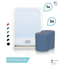 Blanc HYGIENIC Handtuchrollenspender Blau/Weiß