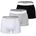 Core Trunk 3-Pack Schwarz Grau Weiß L