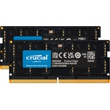 Crucial SO-DIMM Kit 32GB, DDR5-4800, CL40-39-39, on-die ECC (CT2K16G48C40S5)