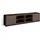SKRAUT HOME Lowboard 207x50x37 cm Dunkler Eiche/Schwarz Holzwerkstoff