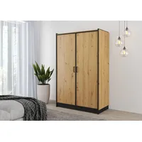 Küchen-Preisbombe Küchen Preisbombe - Karia 2-türig Kleiderschrank Drehtürenschrank Wäscheschrank