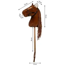 HKM Hobby Horse Premium Dunkelfuchs